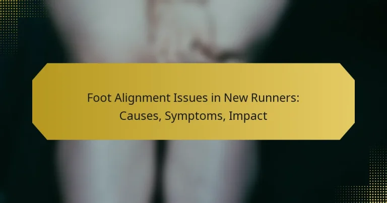 Foot Alignment Issues in New Runners: Causes, Symptoms, Impact