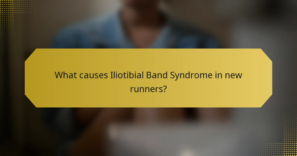 What causes Iliotibial Band Syndrome in new runners?